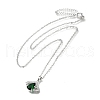 304 Stainless Steel Cable Chain Necklaces NJEW-H040-21P-02-2