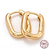 925 Sterling Silver Huggie Hoop Earrings EJEW-H110-09G-3