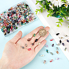 SUNNYCLUE 280Pcs 14 Colors Electroplate Glass Faceted Teardrop Beads EGLA-SC0001-23-3
