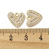 Brass Micro Pave Cubic Zirconia Pendants KK-H460-48G-3