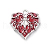 Alloy Enamel Pendants PALLOY-V002-02P-02-1