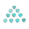 Synthetic Turquoise Pendants G-C034-13G-1