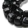 Dyed & Heated Natural Black Agate Beads Strands G-G005-A01-01-4