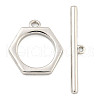 Brass Toggle Clasps KK-A223-06P-2