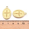 Ion Plating(IP) 201 Stainless Steel Pendants STAS-N109-240G-3
