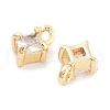 Brass with Cubic Zirconia Pendant KK-P271-41G-A-2