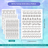 4 Sheets 11.6x8.2 Inch Stick and Stitch Embroidery Patterns DIY-WH0455-113-2