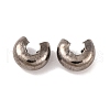 Iron Crimp Beads Covers IFIN-H029-B-2