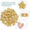 GOMAKERER 60Pcs Long-Lasting Plated Alloy Beads FIND-GO0002-07-3