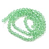 Transparent Electroplate Glass Beads Strands GLAA-F029-2mm-C24-2