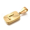 304 Stainless Steel Pendants STAS-S161-01L-G-2
