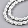 Baking Painted Pearlized Glass Pearl Bead Strands X-HY-T002-01C-01-2