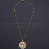 201 Stainless Steel Pendants Necklaces NJEW-S105-JN700-45-2-2