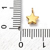 304 Stainless Steel Rhinestone Charms STAS-I331-26G-4