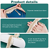 Curtain Acrylic Beaded Fringe Trim OCOR-WH0070-137B-4