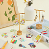 SUNNYCLUE 30Pcs 15 Styles Teachers' Day Theme Printed Transparent Acrylic Pendants TACR-SC0001-41-4