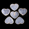 Edge Golden Plated Capiz Shell Pendants SHEL-S276-35-1