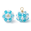 Glass Pendants PALLOY-MZ00673-04-1