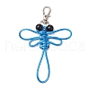 2Pcs Dragonfly Waxed Polyester Pendant Decoration HJEW-JM02665-4