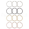 Stainless Steel Hoop Earrings STAS-TA0001-17-2