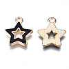 Alloy Enamel Pendants ENAM-S121-027A-3