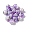 Opaque Two-tone Acrylic Beads OACR-G015-04-1