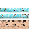 Baking Painted Glass Beads Strands DGLA-N010-4mm-03-4
