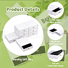 DICOSMETIC 8Pcs Square Paper Drawer Jewelry Set Box CON-DC0001-08B-4