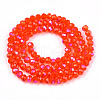 Electroplate Glass Beads Strands EGLA-A034-T4mm-L29-2