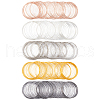 SOFPLATE 500Pcs 5 Colors Steel Memory Wire FIND-SP0002-10-1