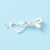 925 Sterling Silver Fold Over Clasps STER-D005-07S-2