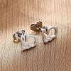 Tarnish Resistant 304 Stainless Steel Stud Earrings X-EJEW-N045-04P-2