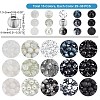   Acrylic & Glass Round Beads CCG-PH0001-03-4