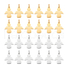 Unicraftale 12Pcs 2 Colors 201 Stainless Steel Pendants STAS-UN0053-68-1