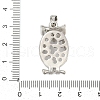 Brass Pendant Cabochon Settings KK-S521-17A-P-3