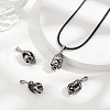 Unicraftale 4Pcs PVD Vacuum Plating 304 Stainless Steel Pendants STAS-UN0060-19AS-2