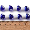 Handmade Evil Eye Lampwork Beads Strands LAMP-S069-01E-2