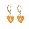 304 Stainless Steel Leverback Earrings for Women EJEW-MZ00408-02-2