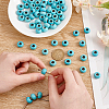   100Pcs Dyed Synthetic Turquoise European Beads SPDL-PH0001-03-5