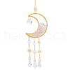 Crystal Chandelier Glass Bullet Pendant Decorations HJEW-PH01778-04-1