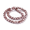 Glass Pearl Beads Strands GLAA-F122-03C-3