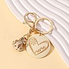 Wood Tassel Pendant Keychain PW-WGB64D8-05-1