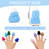 CRASPIRE 50Pcs 10 Colors Polyester Doll Woolen Hat DOLL-CP0001-01-2