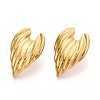 304 Stainless Steel Stud Earrings EJEW-N059-12G-1
