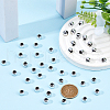 DICOSMETIC 300Pcs CCB Plastic European Beads CCB-DC0001-21-4