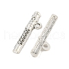 Tibetan Style Zinc Alloy Flute Pendants TIBEP-R334-327AS-RS-2