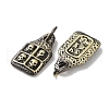 Tibetan Style Brass Pendants KK-M284-41AB-2