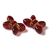 Transparent Lampwork Beads LAMP-P065-02A-12-2