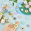 SUNNYCLUE 40Pcs 20 Styles Food Grade Eco-Friendly Focal Silicone Beads SIL-SC0002-15-3