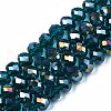 Electroplate Glass Beads Strands EGLA-A034-T2mm-B25-4